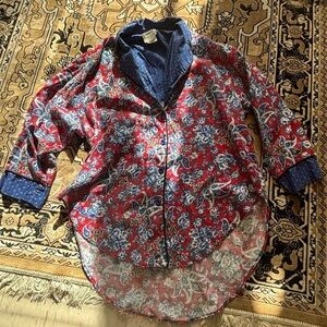 Vinatge Isadora paisley top​